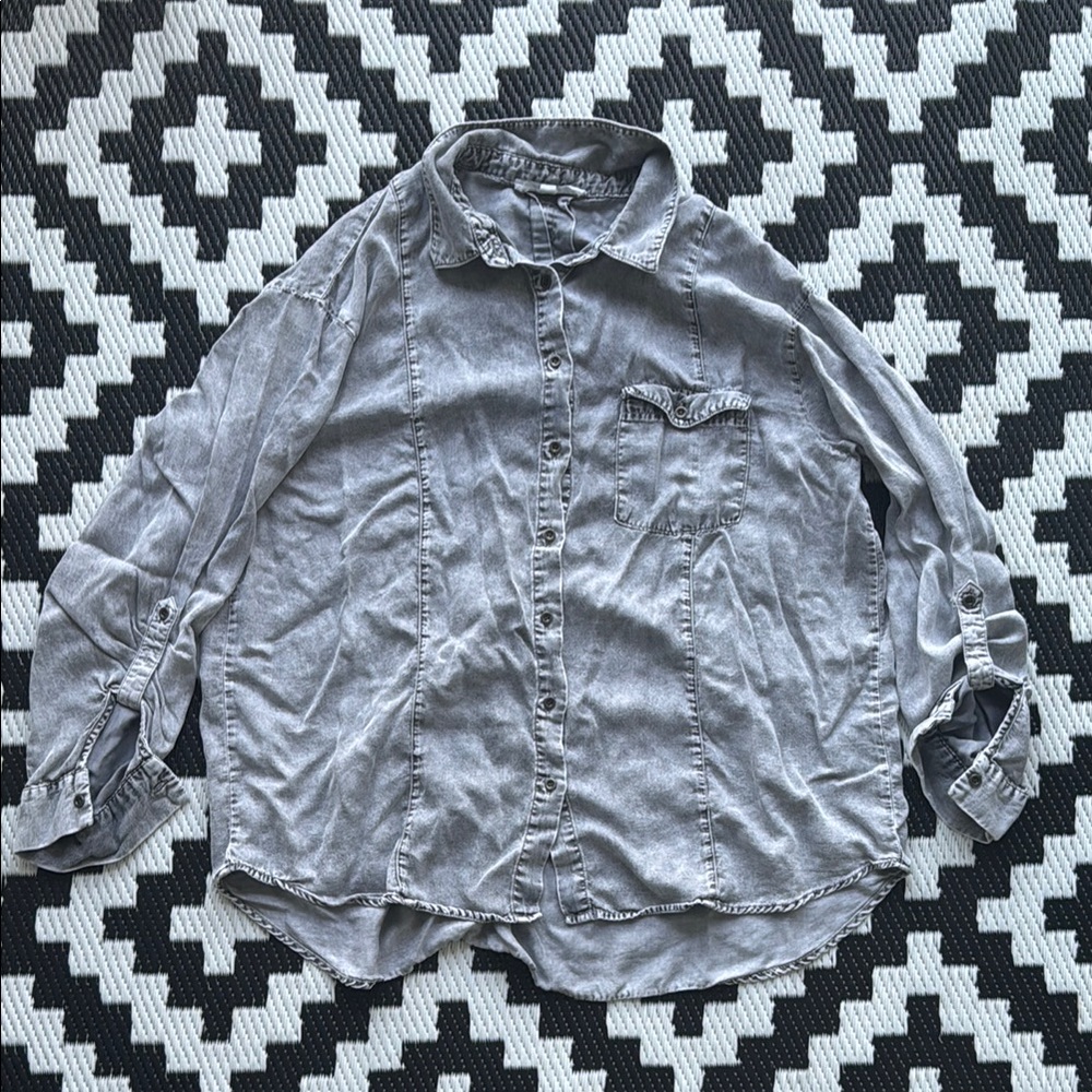 JANE+DELANCEY Button-Up Shirt - L